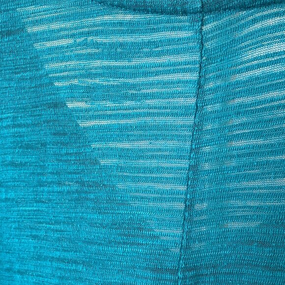 Lane Byant Sleeveless V-neck Swing Tunic Top Turquoise Size 14/16 - Picture 5 of 8